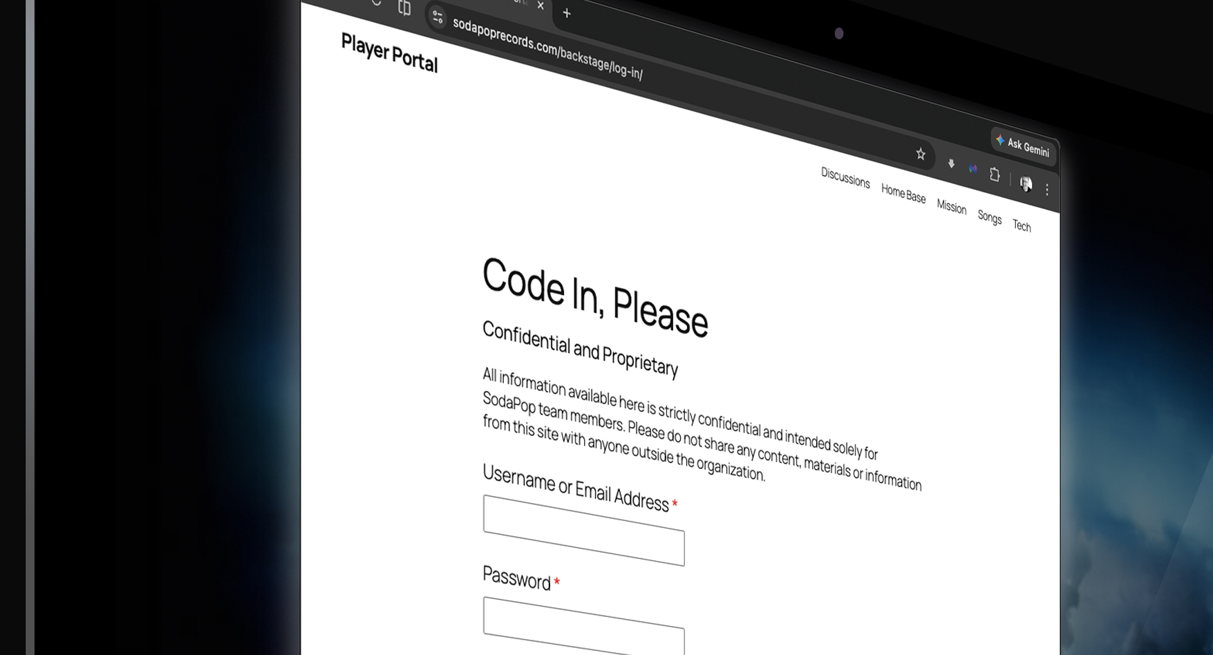 Access the Player Portal